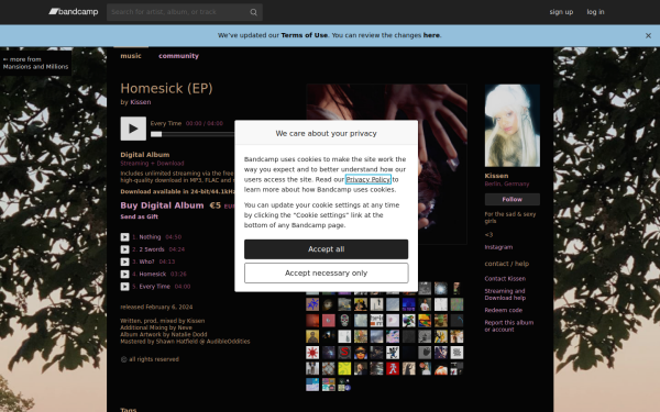kissen.bandcamp.com