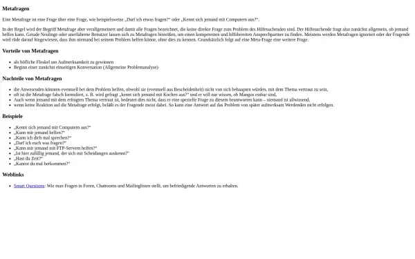 metafrage.de