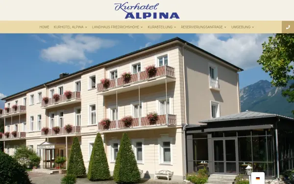 www.kurhotel-alpina-bad-reichenhall.de