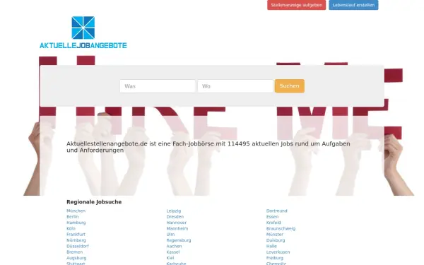 www.aktuellejobangebote.de