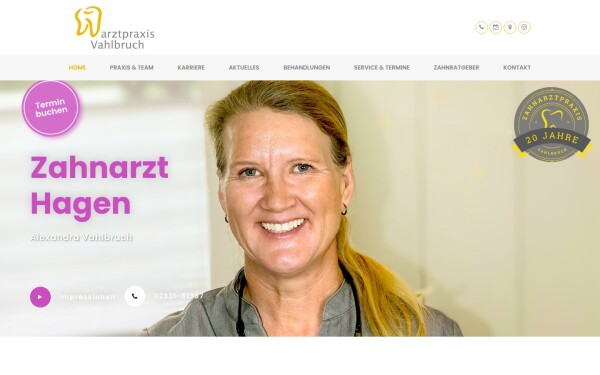 www.zahnarztpraxis-vahlbruch.de