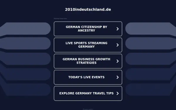 2010indeutschland.de