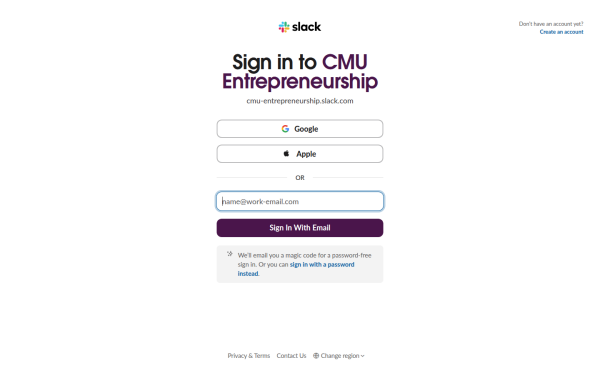 cmu-entrepreneurship.slack.com