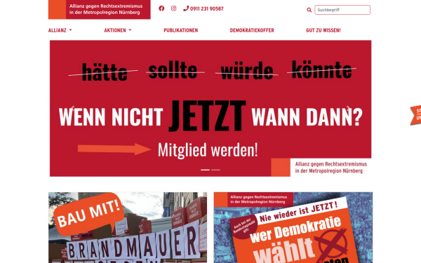 www.allianz-gegen-rechtsextremismus.de