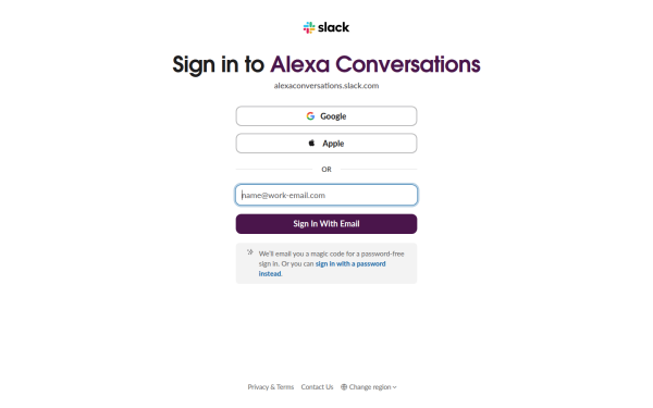 alexaconversations.slack.com