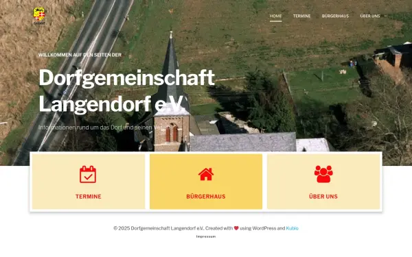 dorfgemeinschaft-langendorf.de