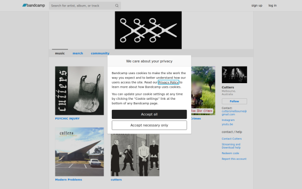 cuttersmelbourne.bandcamp.com