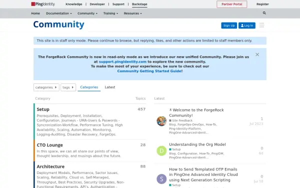 community.forgerock.com