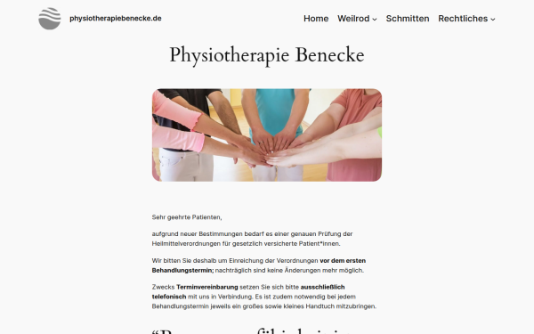 physiotherapiebenecke.de