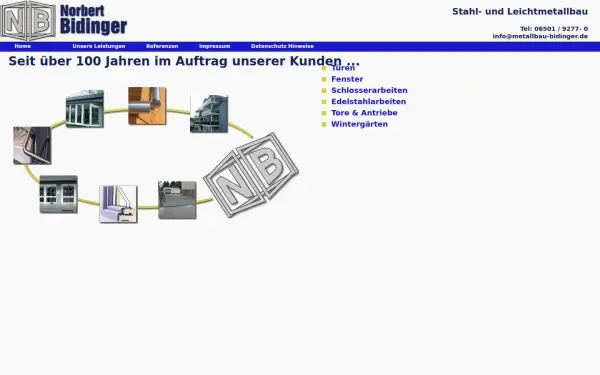 www.metallbau-bidinger.de