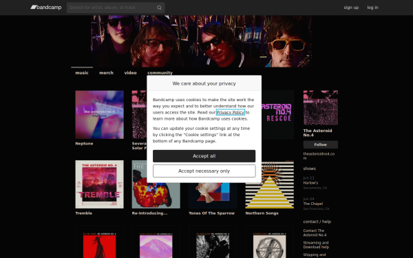 theasteroidno4.bandcamp.com