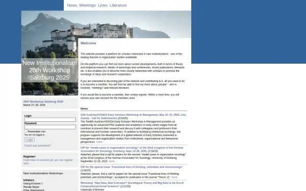 www.newinstitutionalism.org