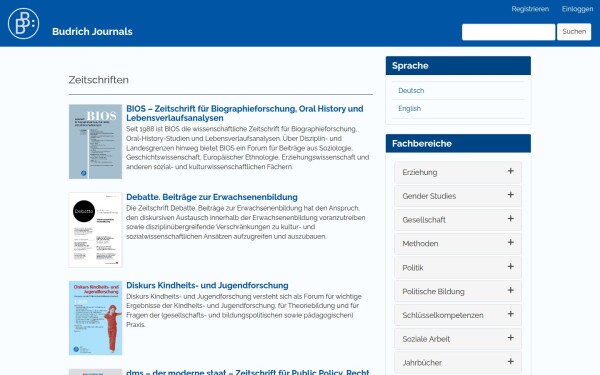 budrich-journals.de