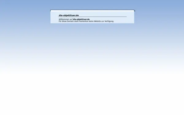 die-objekttuer.de