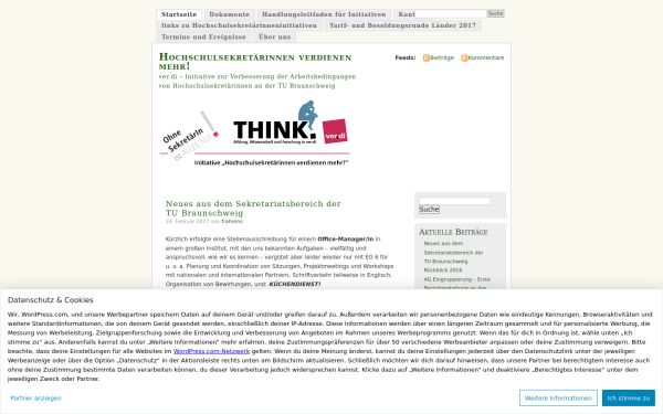 hochschulsekretaerinneninitiative.org