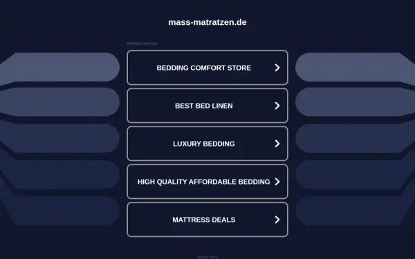 mass-matratzen.de