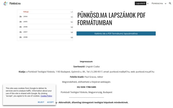 punkosd.ma.ptf.hu