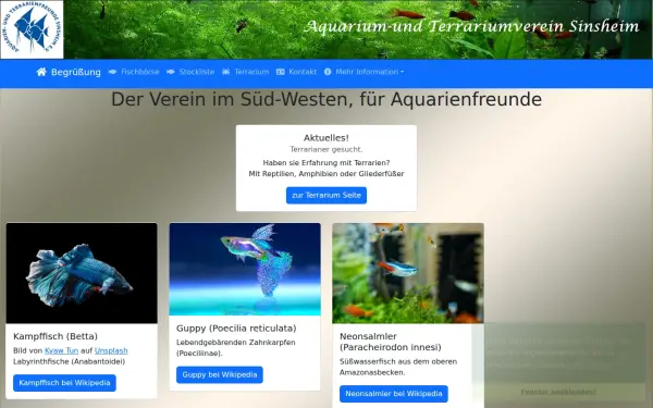 aquarienfreunde-sinsheim.de
