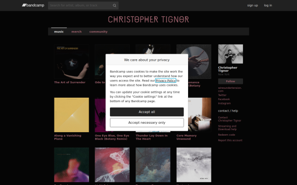 christophertignor.bandcamp.com
