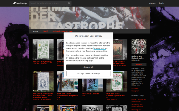 heimatderkatastrophe.bandcamp.com