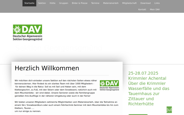 www.dav-georgensgmuend.de