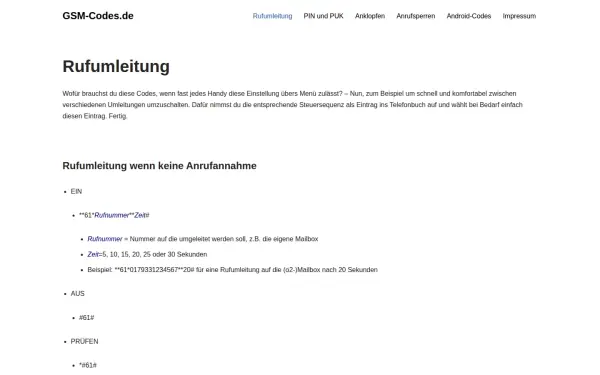 www.gsm-codes.de