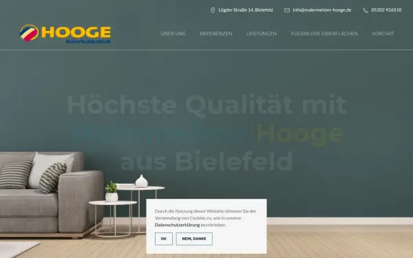 www.malermeister-hooge.de