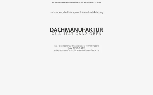 dachmanufaktur.de