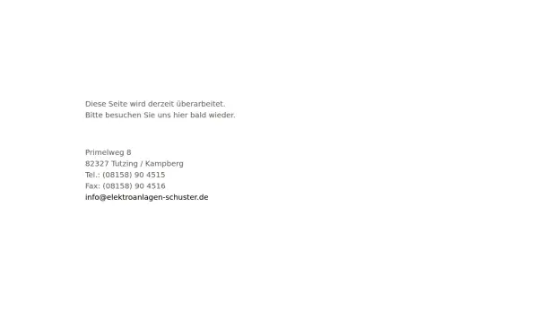 www.elektroanlagen-schuster.de