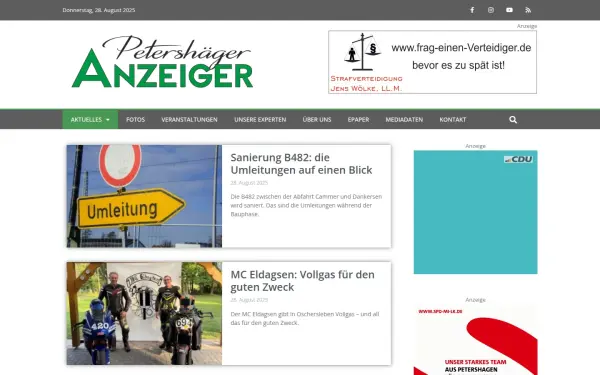 www.petershaeger-anzeiger.de
