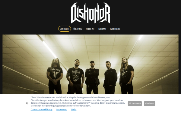 dishonor.band