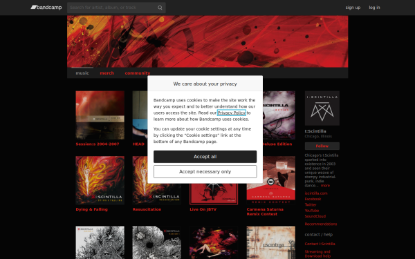 iscintilla.bandcamp.com