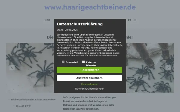 www.haarigeachtbeiner.de