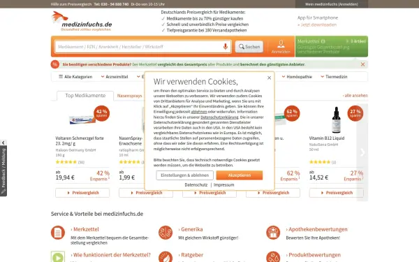 www.medizinfuchs.de