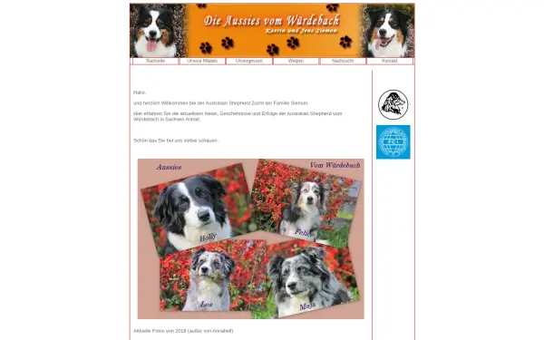 aussies-vom-wuerdebach.de