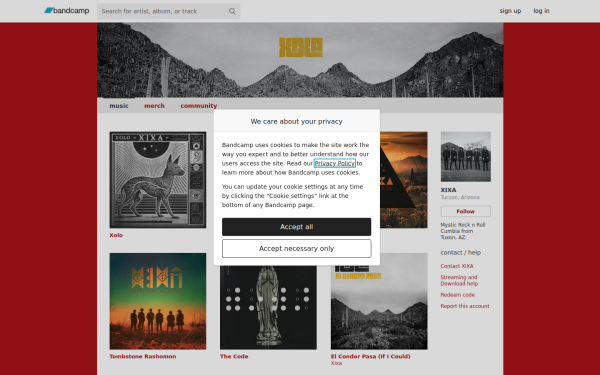 xixa.bandcamp.com
