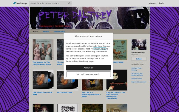 peterdaltrey.bandcamp.com