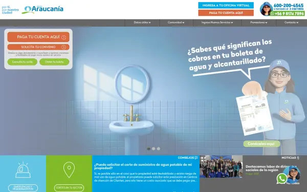 www.aguasaraucania.cl