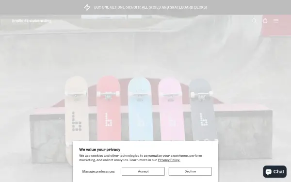 www.brailleskateboarding.com