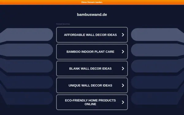 bambuswand.de