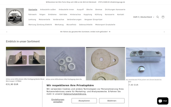 www.mini-parts-shop.de