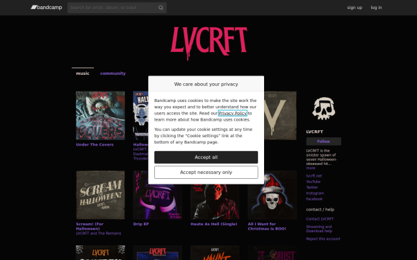 lvcrft.bandcamp.com