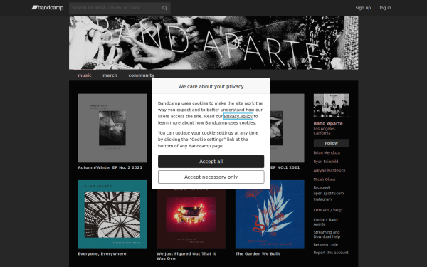 bandapartemusic.bandcamp.com