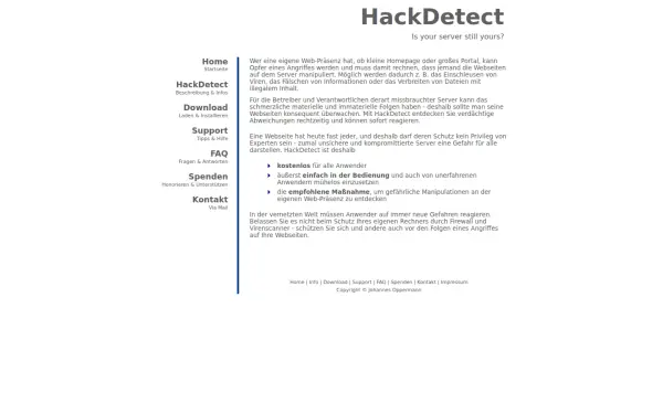 hackdetect.de