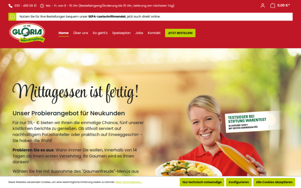 gloria-menue.de