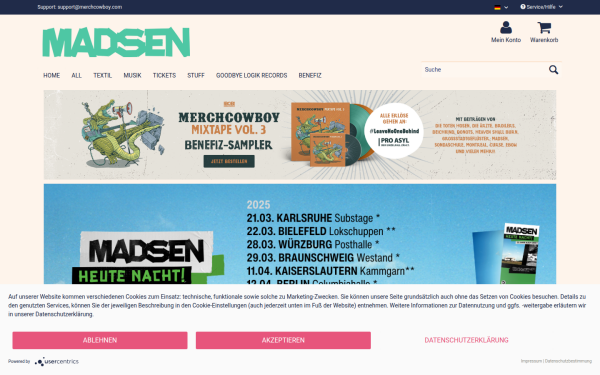 madsen.merchcowboy.com