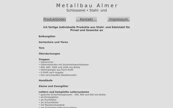 metallbau-almer.de