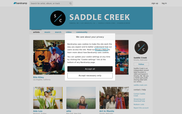 saddlecreek.bandcamp.com
