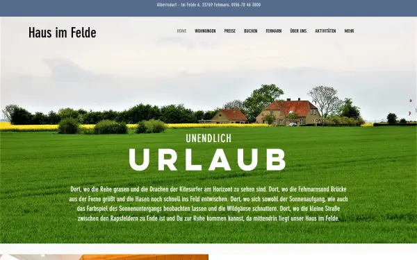 www.hausimfelde.de