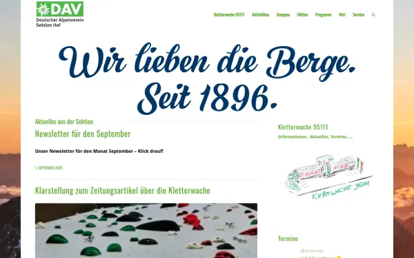 www.dav-hof.de